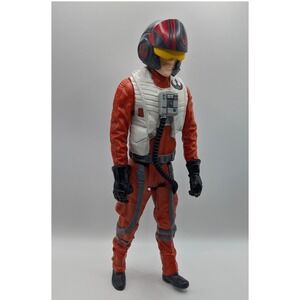 Star Wars Poe Dameron 12 Inch Action Figure Hasbro 2015 Resistance Pilot Orange